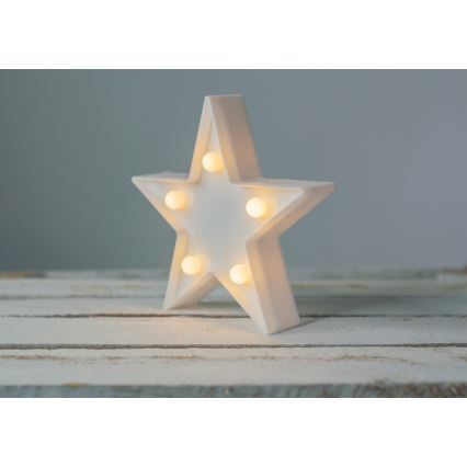 Iluminación LED decorativa STAR LED/2xAA