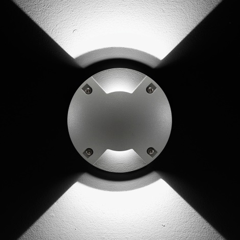 Iluminación LED empotrable de suelo KAMINO 2xLED/1,2W/230V IP67