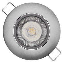 Iluminación LED empotrada de techo EXCLUSIVE 1xLED/5W/230V 3000 K plateado