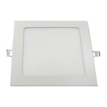 Iluminación LED empotrada de techo LED/12W/230V 3000K