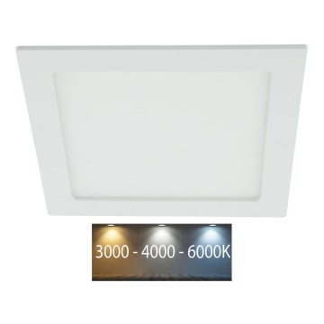 Iluminación LED empotrada para el baño LED/24W/230V 3000/4000/6000K IP44