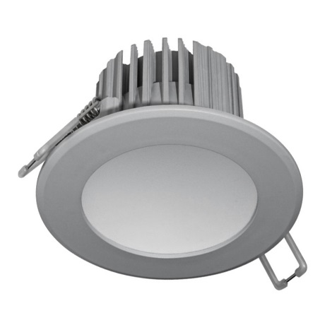 Iluminación LED empotrada para el baño LED/7W/230V 2800K gris IP44