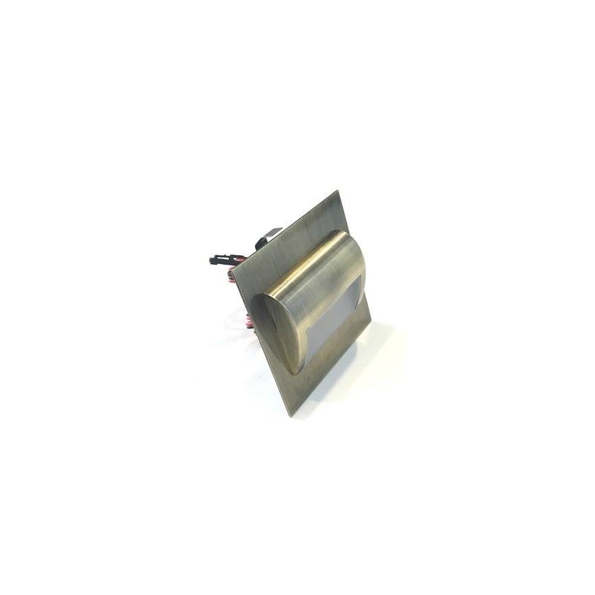Iluminación LED para escaleras DECORUS LED/1,2W/12V 3000K latón