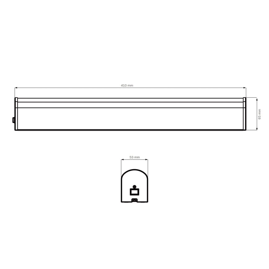 Iluminación LED para espejos de baño ALEX LED/8W/230V 4000K 41 cm IP44 cromo brillante