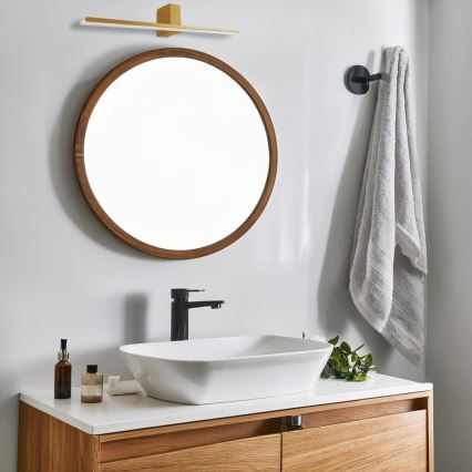 Iluminación LED para espejos de baño ARTEMIS LED/13,8W/230V 4000K 60 cm IP44 dorado