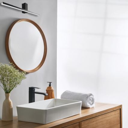 Iluminación LED para espejos de baño ARTEMIS LED/13,8W/230V 4000K 60 cm IP44 negro