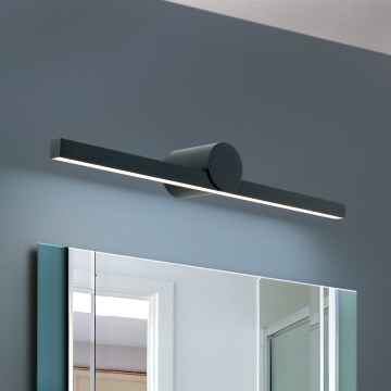 Iluminación LED para espejos de baño BEAUTY LED/12W/230V 61 cm IP54 negro