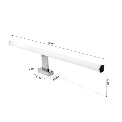 Iluminación LED para espejos de baño DUNA LED/13,8W/230V IP44