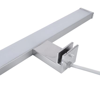 Iluminación LED para espejos de baño ELBA LED/8W/230V 4000K 40 cm IP44 cromo brillante