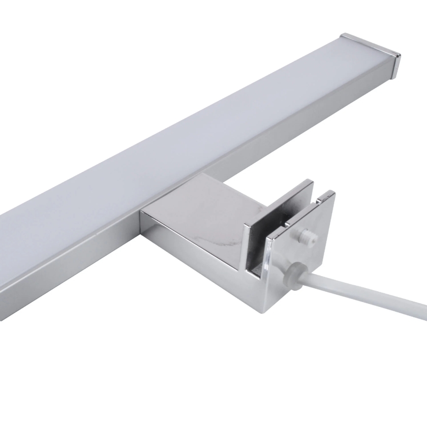 Iluminación LED para espejos de baño ELBA LED/8W/230V 4000K 40 cm IP44 cromo brillante