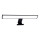 Iluminación LED para espejos de baño ELBA LED/8W/230V 4000K 40 cm IP44 negro