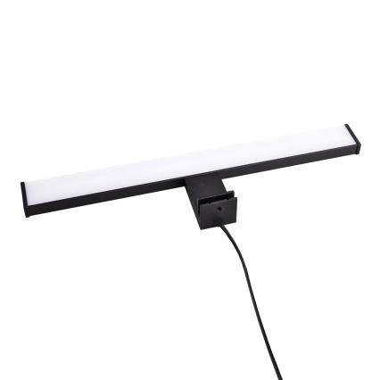Iluminación LED para espejos de baño ELBA LED/8W/230V 4000K 40 cm IP44 negro