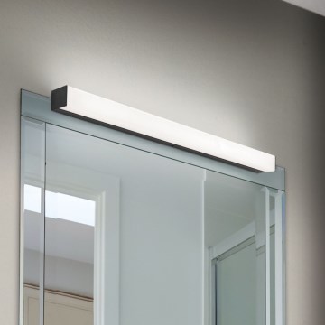 Iluminación LED para espejos de baño HORIZON LED/12W/230V 3000/4000K 60 cm IP44 negro