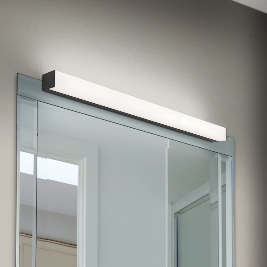 Iluminación LED para espejos de baño HORIZON LED/12W/230V 3000/4000K 60 cm IP44 negro