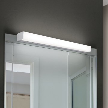 Iluminación LED para espejos de baño HORIZON LED/12W/230V 3000/4000K 60 cm IP44 plata