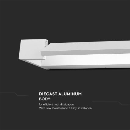 Iluminación LED para espejos de baño LED/16W/230V 3000K IP44 60 cm blanco