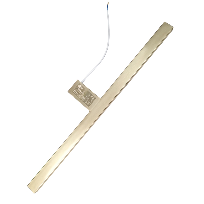 Iluminación LED para espejos de baño LED/8W/230V 4000K 50 cm IP44 dorado