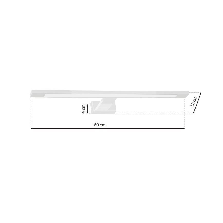 Iluminación LED para espejos de baño SHINE LED/12W/230V IP44 blanco