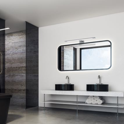 Iluminación LED para espejos de baño SHINE LED/12W/230V IP44 cromo brillante