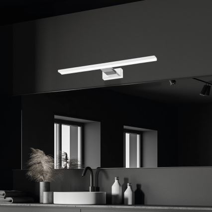 Iluminación LED para espejos de baño SHINE LED/13,8W/230V IP44 blanco/cromo brillante