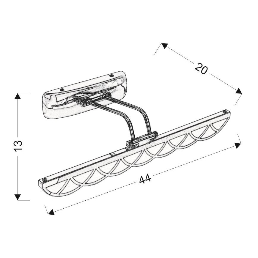 Iluminación LED para espejos MOVE LED/6W/230V