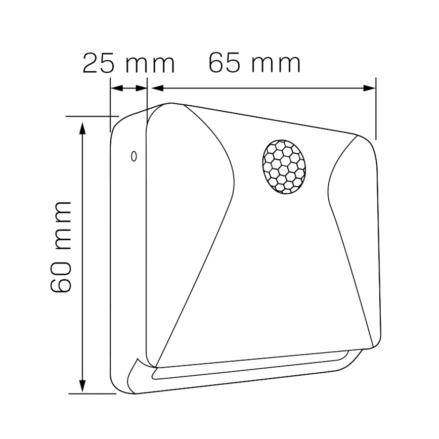 Iluminación LED para muebles con sensor LED/0,8W/4,5V 3xAAA blanco
