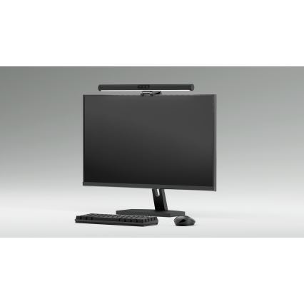 Iluminación LED regulable para monitores LEVANO LED/5W/5V 3000-6000K negro