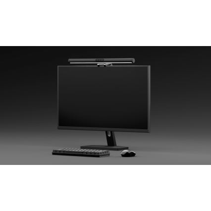 Iluminación LED regulable para monitores LEVANO LED/5W/5V 3000-6000K negro