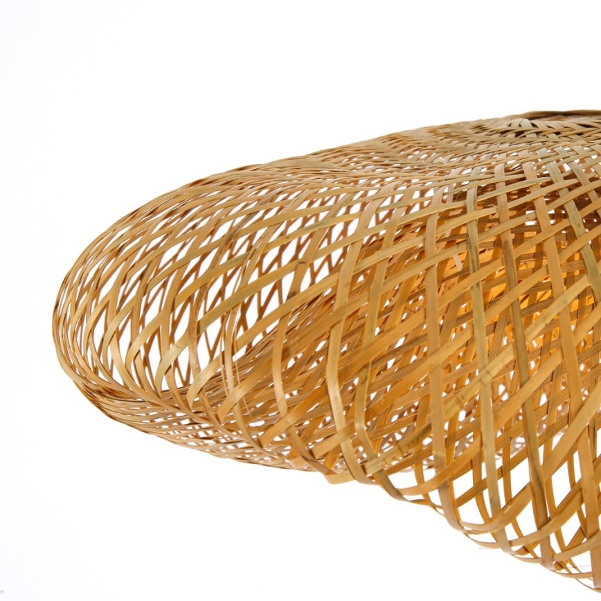 Lámpara colgante HILO 1xE27/40W/230V diá. 60 cm bambú