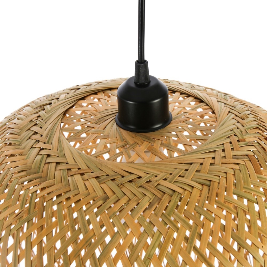 Lámpara colgante HILO 1xE27/40W/230V diá. 45 cm bambú