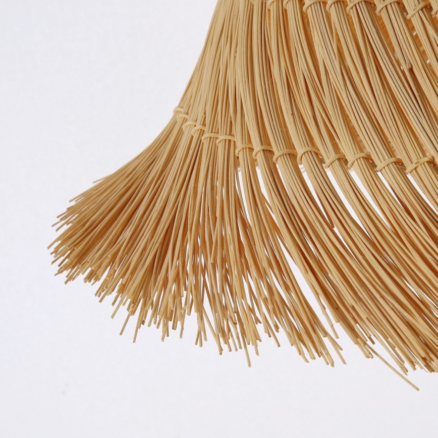 Lámpara colgante NATURALEZA 1xE27/40W/230V diá. 45 cm ratán