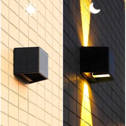 Aplique LED solar con sensor LED/2W/5V IP54 1300 mAh