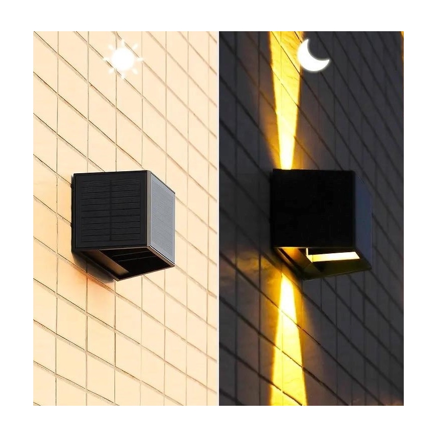 Aplique LED solar con sensor LED/2W/5V IP54 1300 mAh