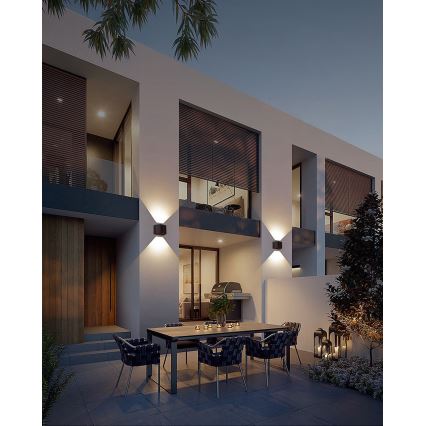 Aplique LED solar con sensor LED/2W/5V IP54 1300 mAh