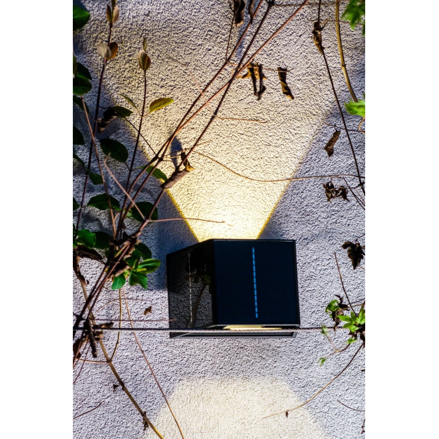 Aplique LED solar con sensor LED/2W/5V IP54 1300 mAh