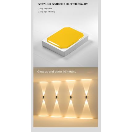 Aplique LED solar con sensor LED/2W/5V IP54 1300 mAh