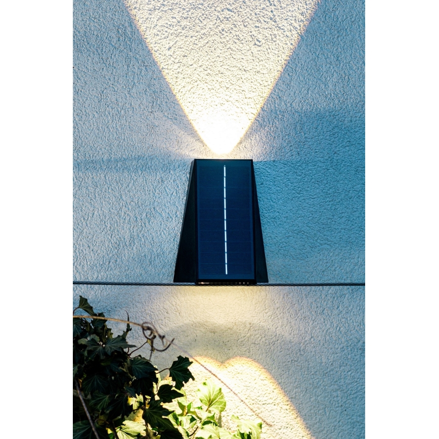 Aplique LED solar con sensor LED/2W/5V IP54 1300 mAh
