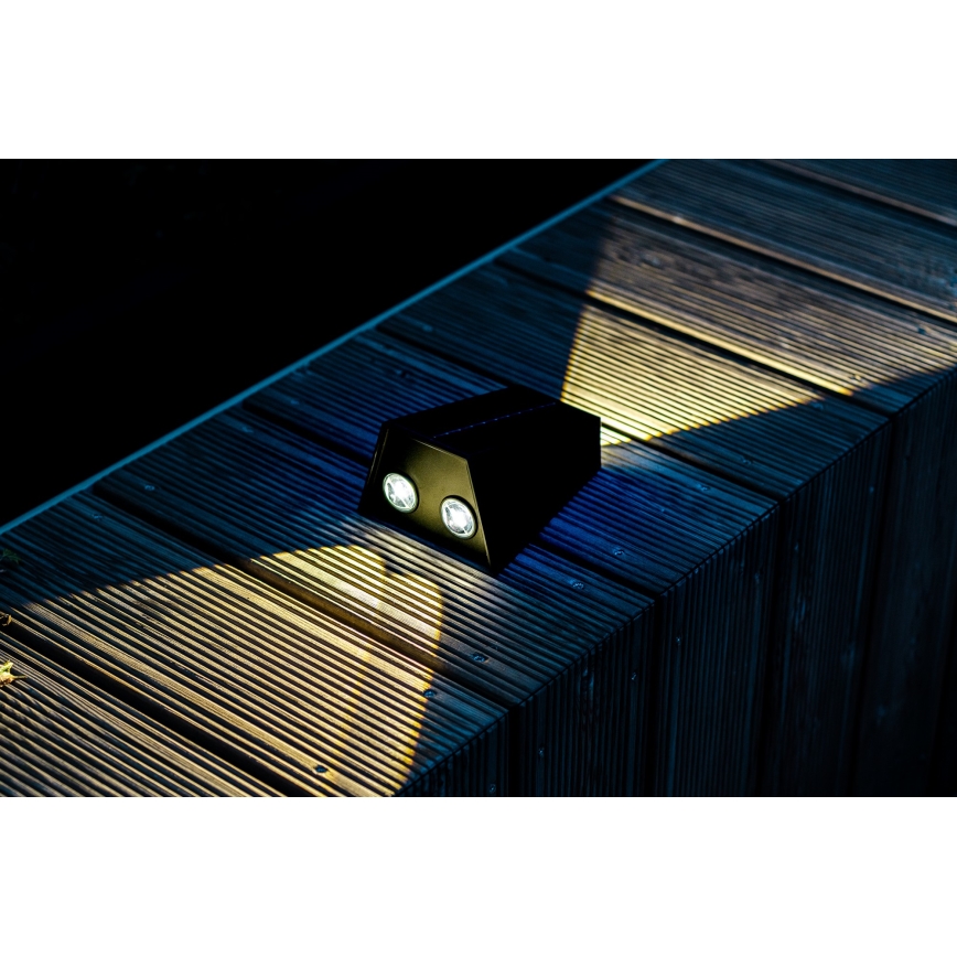 Aplique LED solar con sensor LED/2W/5V IP54 1300 mAh