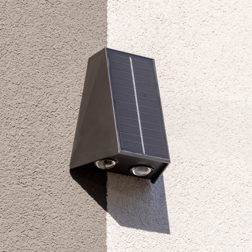 Aplique LED solar con sensor LED/2W/5V IP54 1300 mAh