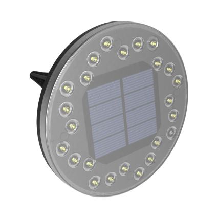 SET 4x LED de exterior solar iluminación con sensor LED/0,048W/2V IP68