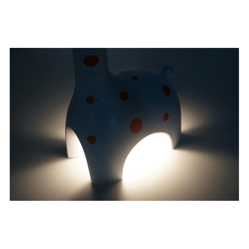 Lámpara de mesa LED infantil regulable 1xLED/6W/230V jirafa