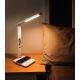 Lámpara de mesa LED regulable con cargador inalámbrico QI y USB KINGFISHER LED/8,5W/230V blanco