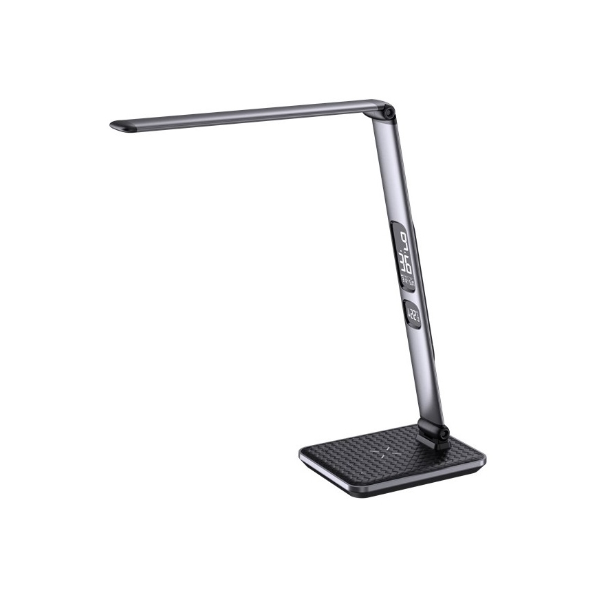 Lámpara de mesa LED regulable LED/8,5W/230V con cargador inalámbrico