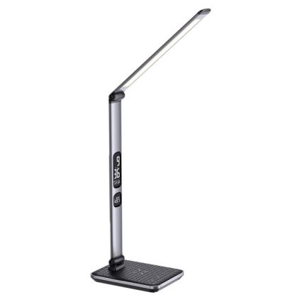 Lámpara de mesa LED regulable LED/8,5W/230V con cargador inalámbrico