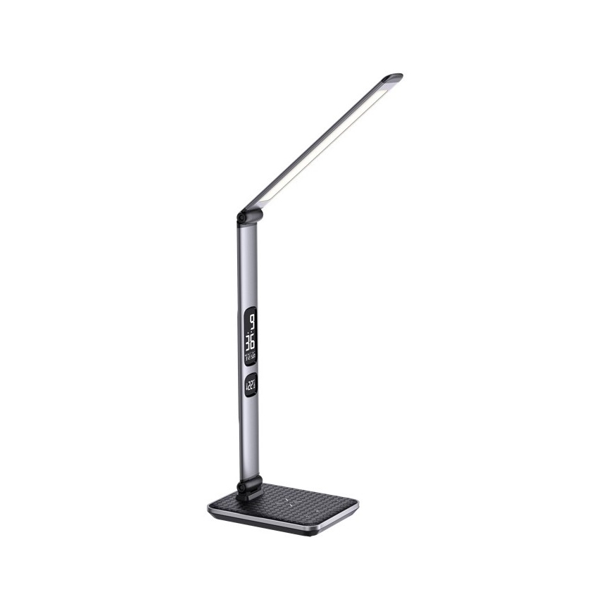 Lámpara de mesa LED regulable LED/8,5W/230V con cargador inalámbrico