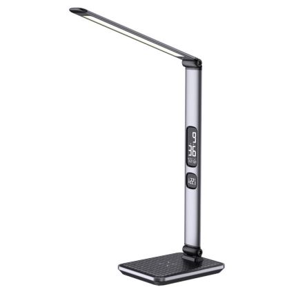 Lámpara de mesa LED regulable LED/8,5W/230V con cargador inalámbrico