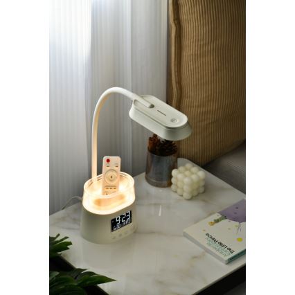 Lámpara de mesa LED RGBW regulable con portalápices FALCON LED/10W/5V