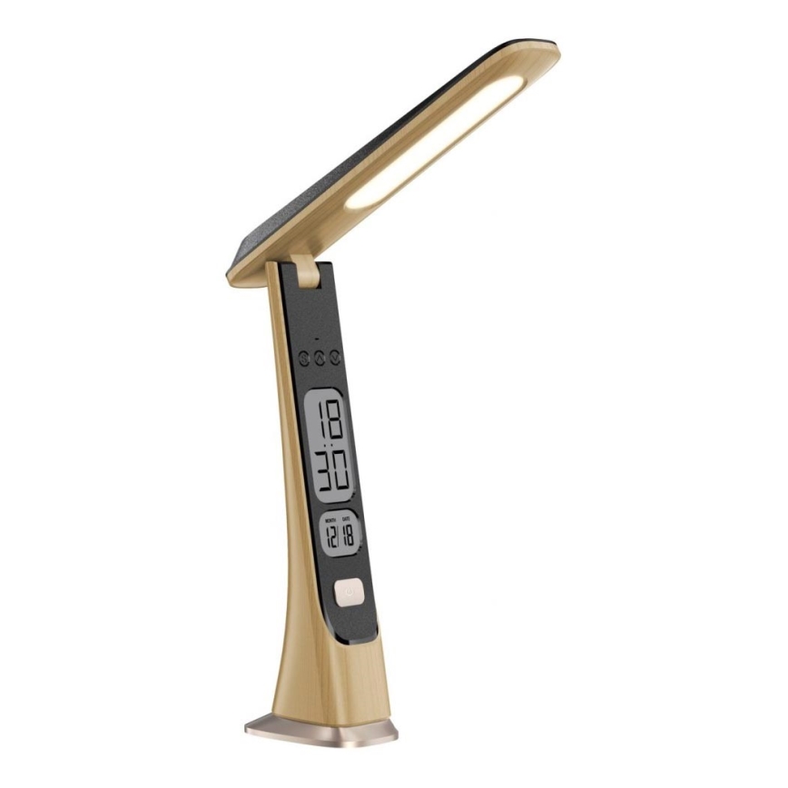 Immax 08982L - Lámpara de mesa LED recargable y regulable LED/5W/5V dorado