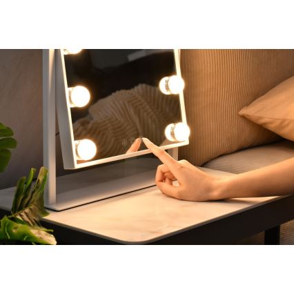 Immax 08984L - Espejo cosmético LED regulable MUST HAVE LED/12W/230V
