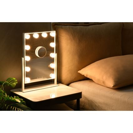 Immax 08984L - Espejo cosmético LED regulable MUST HAVE LED/12W/230V